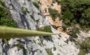 Ari belaying Cris (Holidays in Sardinia April 2024)