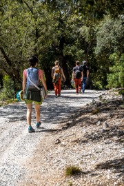 Walking to Buchi Arta to climb (Holidays in Sardinia April 2024)