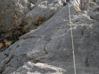 Ari leads a climb (Holidays in Sardinia April 2024)