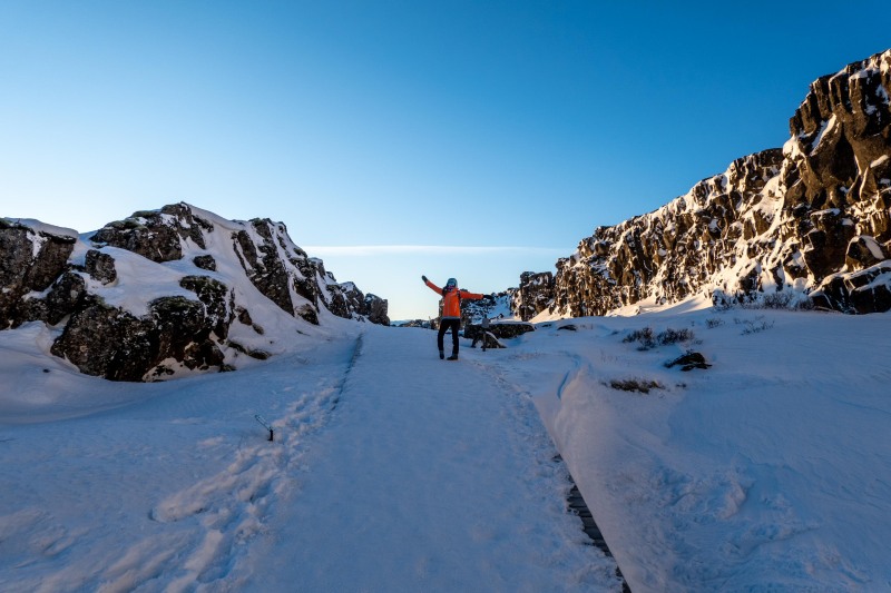 Ari between two continents(Iceland January 2023)