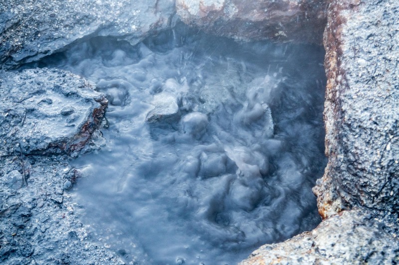 Bubbling stuff (Iceland January 2023)
