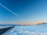 Cold morning on the Golden Circle road (Iceland January 2023)