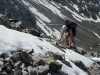 Leonie scrambling (Düsseldorfer Hütte Tramp)