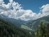 View from halfway down Umbrail Pass (Ride up Stelvio Pass, Italy 2015)
