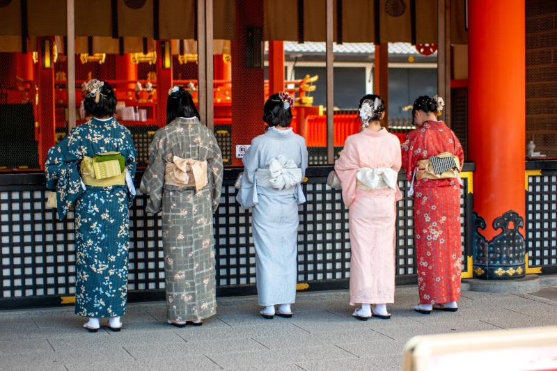 Women in kimonos (Japan 2024)