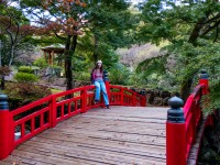 Ari on a bridge (Japan 2024)
