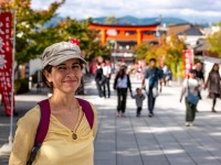 Ari ready for a day of touristing (Japan 2024)