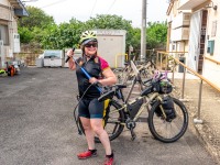 Katie and a pump (Japan 2024)