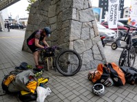 Packing our bikes (Japan 2024)