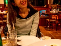 Us at a restaurant (Japan 2024)