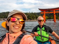 Us kayaking (Japan 2024)
