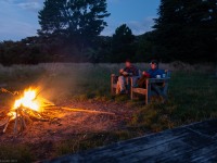 Dinner by the fire (Kahurangi Point Jan 2021)