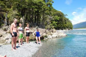 About to take a dip (30th Birthday Bash)