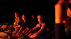 Beside the fire (30th Birthday Bash)