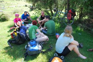 Having a break by Loch Katrine (30th Birthday Bash)