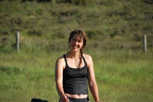 Kerry grinning by Lake Taylor (30th Birthday Bash)