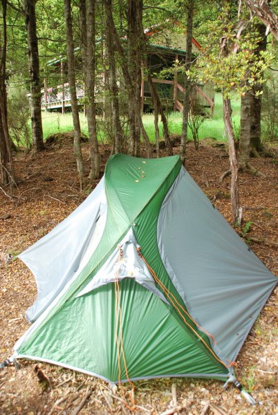 Tent beside the hut (30th Birthday Bash)