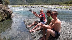 Throwing stones into the river 2 (30th Birthday Bash)