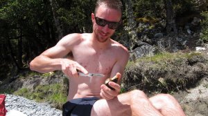 William stabs an avocado (30th Birthday Bash)