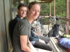 Ed and Abbie at Hurunui Hut (30th Birthday Bash)
