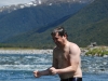 Simon shaking himself like a bear (30th Birthday Bash)