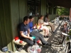 Sitting at breakfast (30th Birthday Bash)