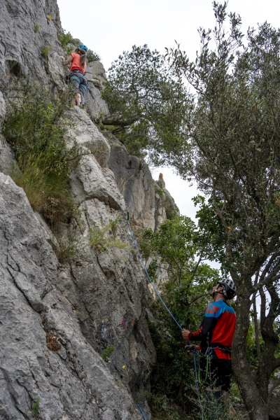 Climbing with Milan (Kayaking Costa Brava June 2025)