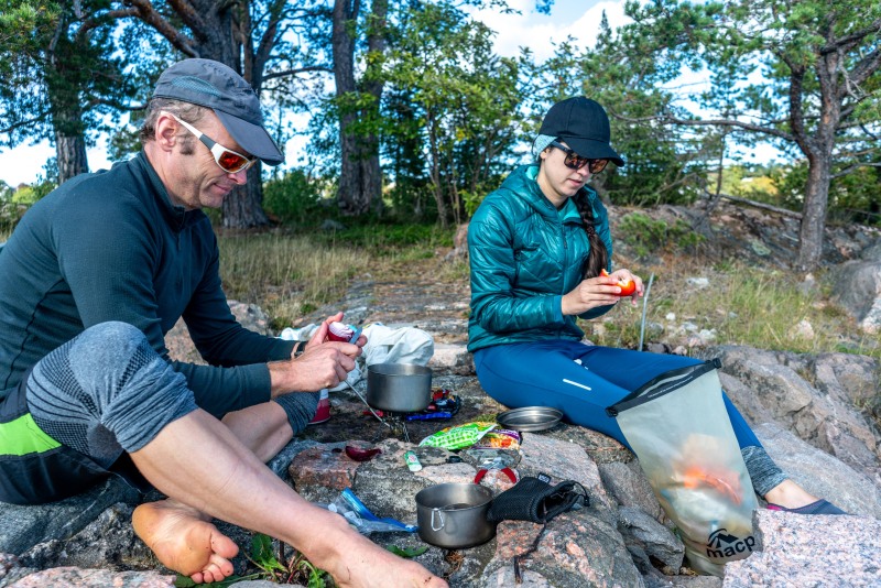 A two minute noodle feast (Kayaking Sweden Sept 2023)