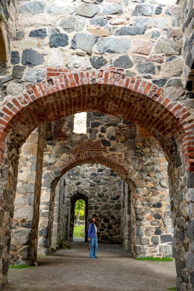 Checking out the ruins in Sigtuna (Kayaking Sweden Sept 2023)