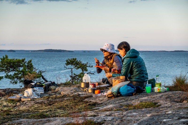Dinner (Kayaking Sweden Sept 2023)
