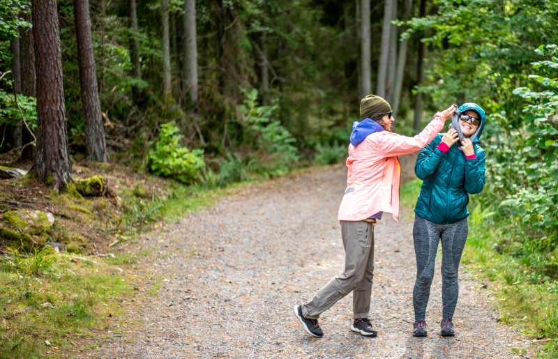 Heading off for a walk (Kayaking Sweden Sept 2023)