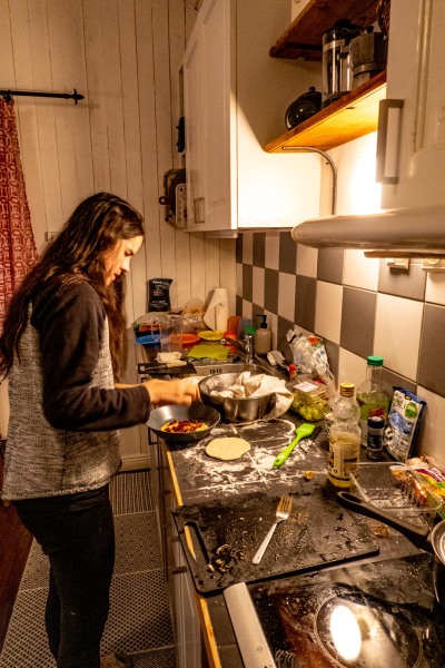 Kitchen chaos (Kayaking Sweden Sept 2023)