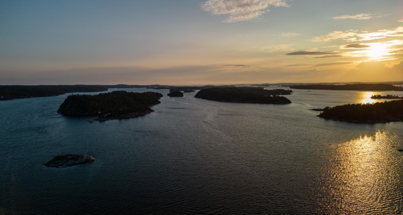 Nearing sunset (Kayaking Sweden Sept 2023)