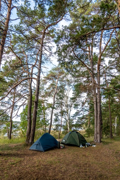 Our camp (Kayaking Sweden Sept 2023)