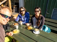 Birthday breakfast (Kayaking Sweden Sept 2023)