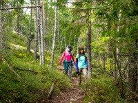 Girls in the woods (Kayaking Sweden Sept 2023)