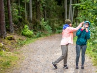 Heading off for a walk (Kayaking Sweden Sept 2023)