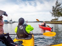 Heading out from the harbour (Kayaking Sweden Sept 2023)
