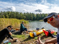 Lunch break (Kayaking Sweden Sept 2023)