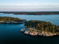 Our island from the air (Kayaking Sweden Sept 2023)