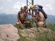 Beside the cross at the top (Lago di Garda, Italy)