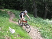 Emily on little track (Lago di Garda, Italy)