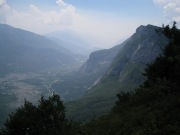 View from klettersteig down valley (Lago di Garda, Italy)