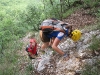 Chris and Emily descending (Lago di Garda, Italy)