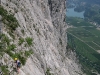 Climbing the cliffs (Lago di Garda, Italy)
