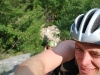 Cris and Frauke on klettersteig (Lago di Garda)