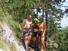 Cris, Emily, Frauke by the klettersteig (Lago di Garda)