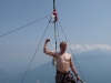 Cris is at the top (Lago di Garda)
