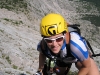 Emily on ladder (Lago di Garda, Italy)