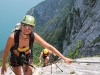 Frauke and Emily on the klettersteig 3 (Lago di Garda)